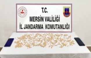 Mersin'de 943 sentetik uyuşturucu hap ele geçirildi