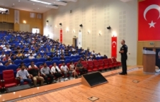 OKÜ'de "Narkotik Rehber Eğitimi" verildi