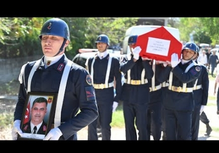 Beyin kanaması sonucu vefat eden uzman çavuş defnedildi