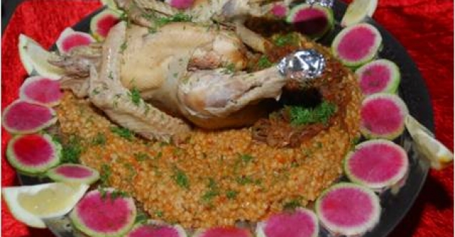 Köy Tavuğu Dolması - Osmaniye Mutfağı