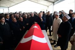 Cumhurbaşkanı Erdoğan, Üsküdar Belediye Başkan Vekili Gültekin’in cenaze törenine katıldı
