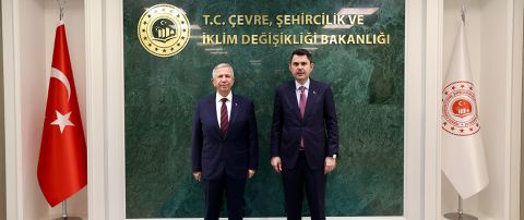 Bakan Kurum, Ankara Büyükşehir Belediye Başkanı Mansur Yavaş’ı Kabul Etti