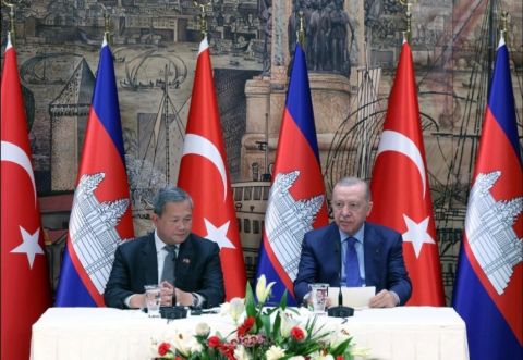 Cumhurbaşkanı Erdoğan, Kamboçya Başbakanı Manet ile ortak basın toplantısında konuştu
