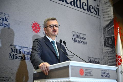 İletişim Başkanı Duran, “Vesayet İnşalarına Karşı Millî İrade Mücadelesi Paneli