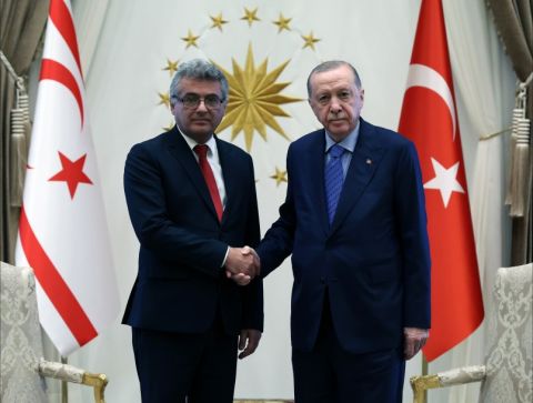Kuzey Kıbrıs Türk Cumhuriyeti Cumhurbaşkanı Erhürman Ankara’da