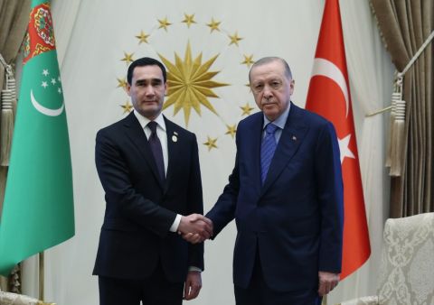 Türkmenistan Devlet Başkanı Berdimuhammedov Ankara’da