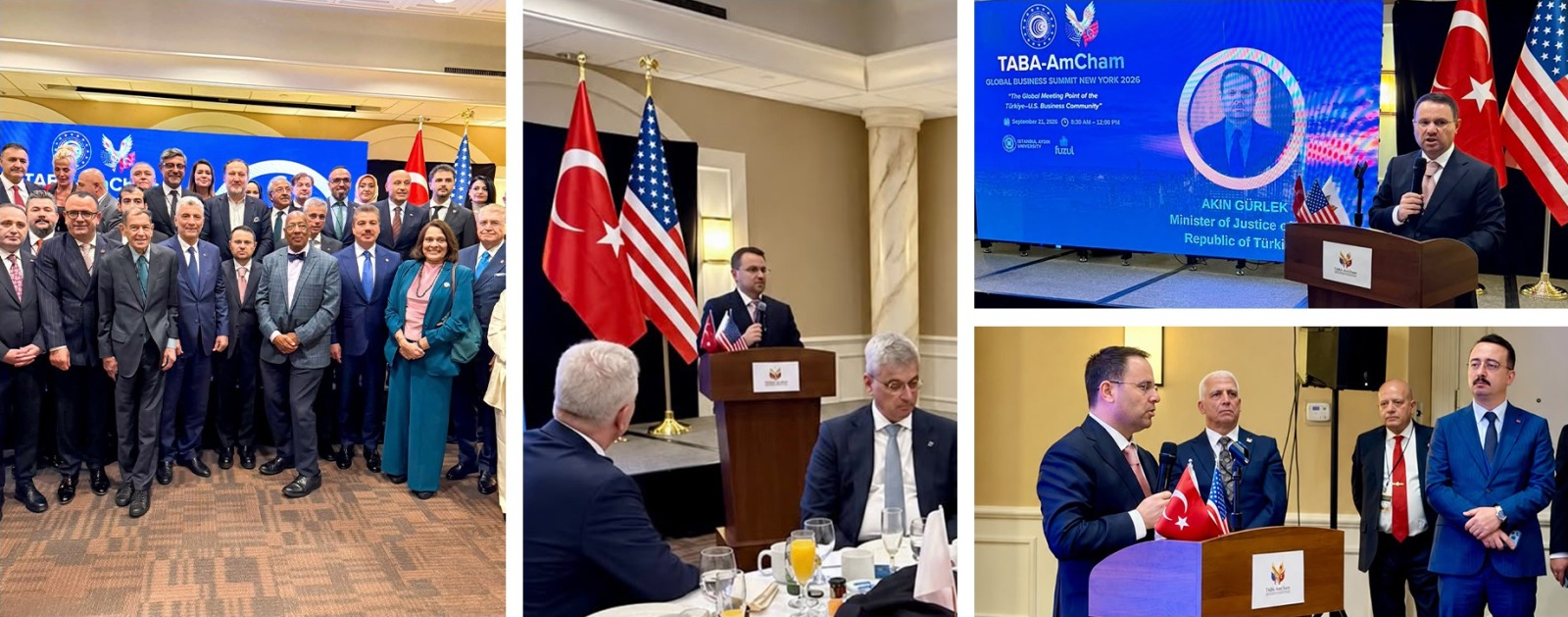 Adalet Bakanı Gürlek, New Jersey'de Düzenlenen Küresel İş Zirvesi’nde Konuştu
