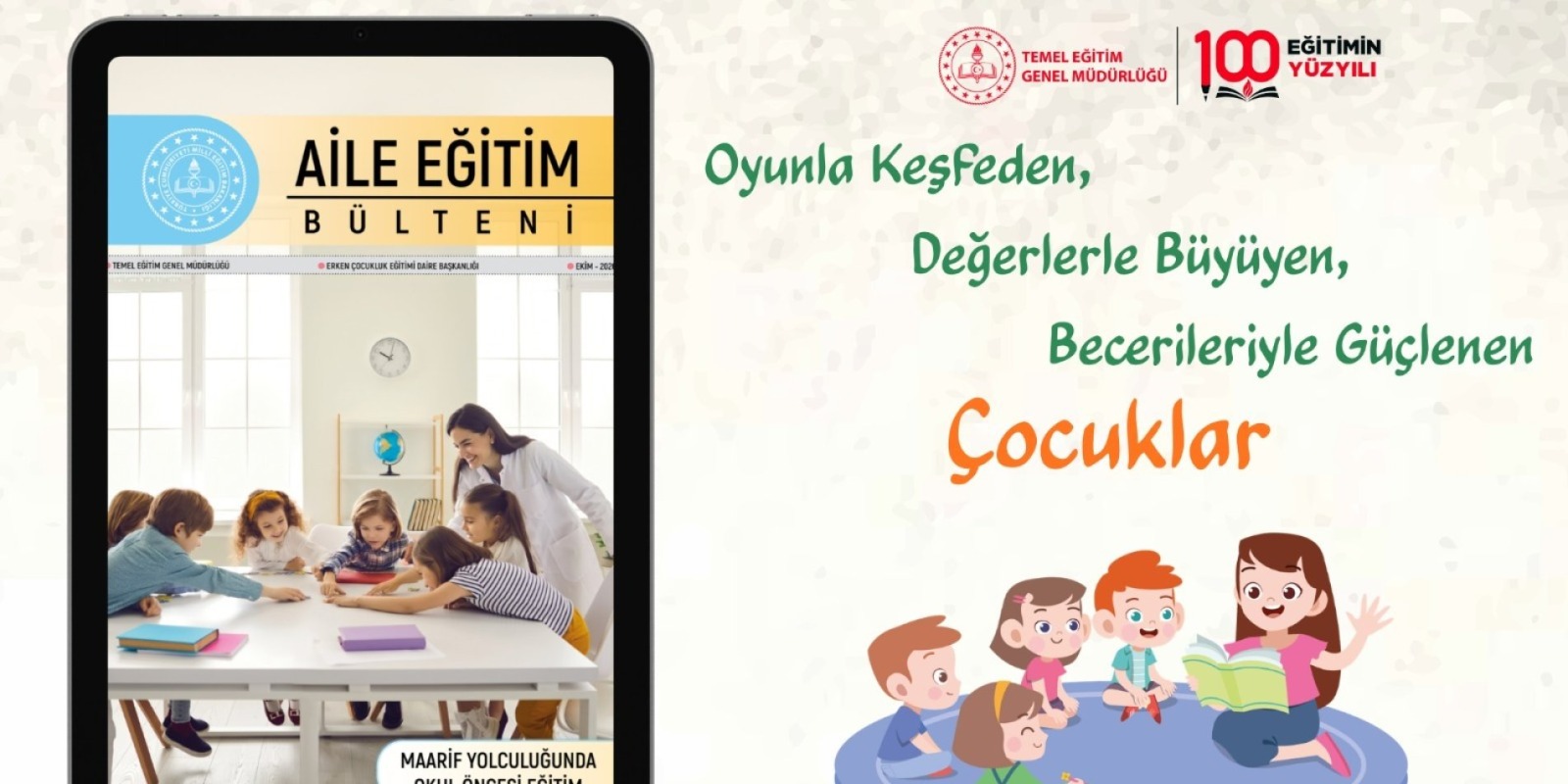 "Aile Eğitim Bülteni" Ekim Sayısı, Yayımlandı