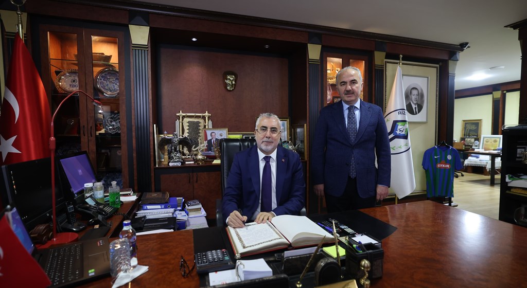 Bakan Işıkhan, Rize’de Ziyaretlerde Bulundu