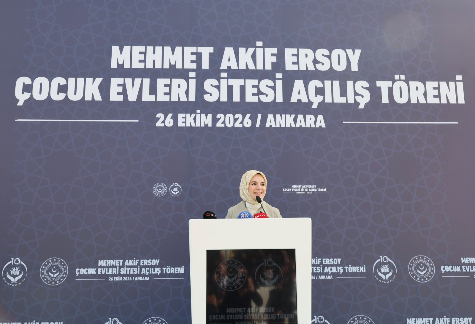 Bakanımız Mahinur Özdemir Göktaş, Mehmet Akif Ersoy Çocuk Evleri Sitesi'nin açılış töreninde konuştu: