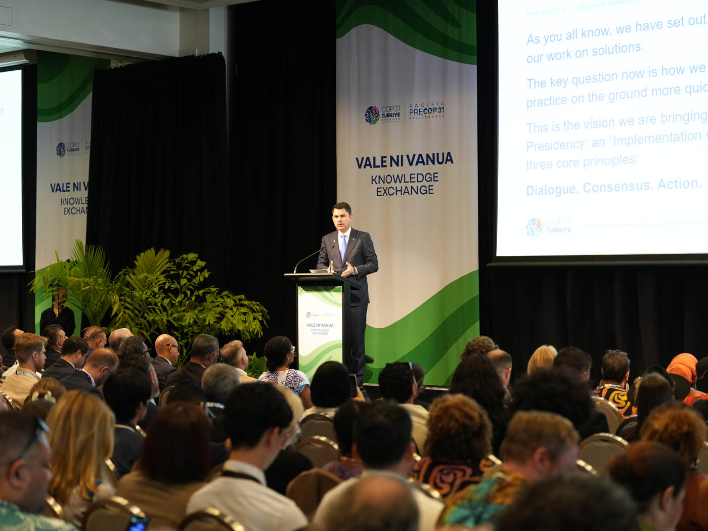 COP31 Başkanı Kurum Fiji’de COP31 Eylem Gündemi’ni Anlattı