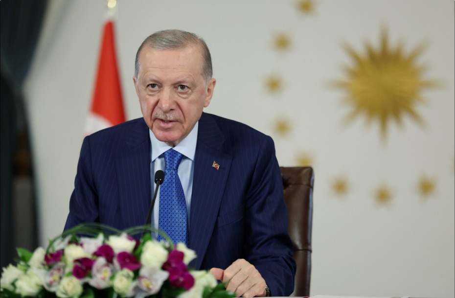 Cumhurbaşkanı Erdoğan, Osman Gazi Yüzer Üretim Platformu Uğurlama Töreni’ne video mesaj gönderdi