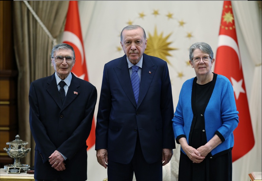 Cumhurbaşkanı Erdoğan, Prof. Dr. Sancar’ı kabul etti