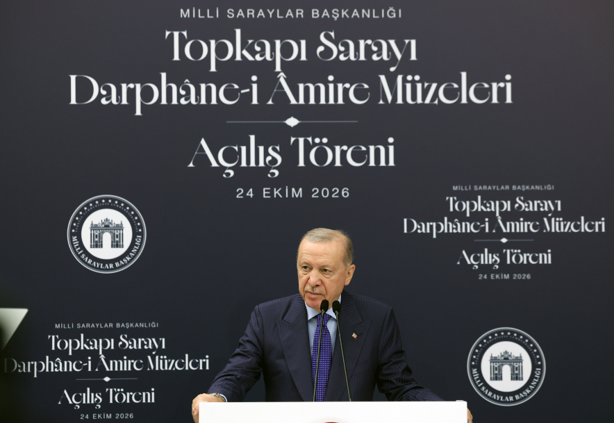 Cumhurbaşkanı Erdoğan, Topkapı Sarayı Darphane-i Amire Müzeleri Açılış Töreni’nde konuştu